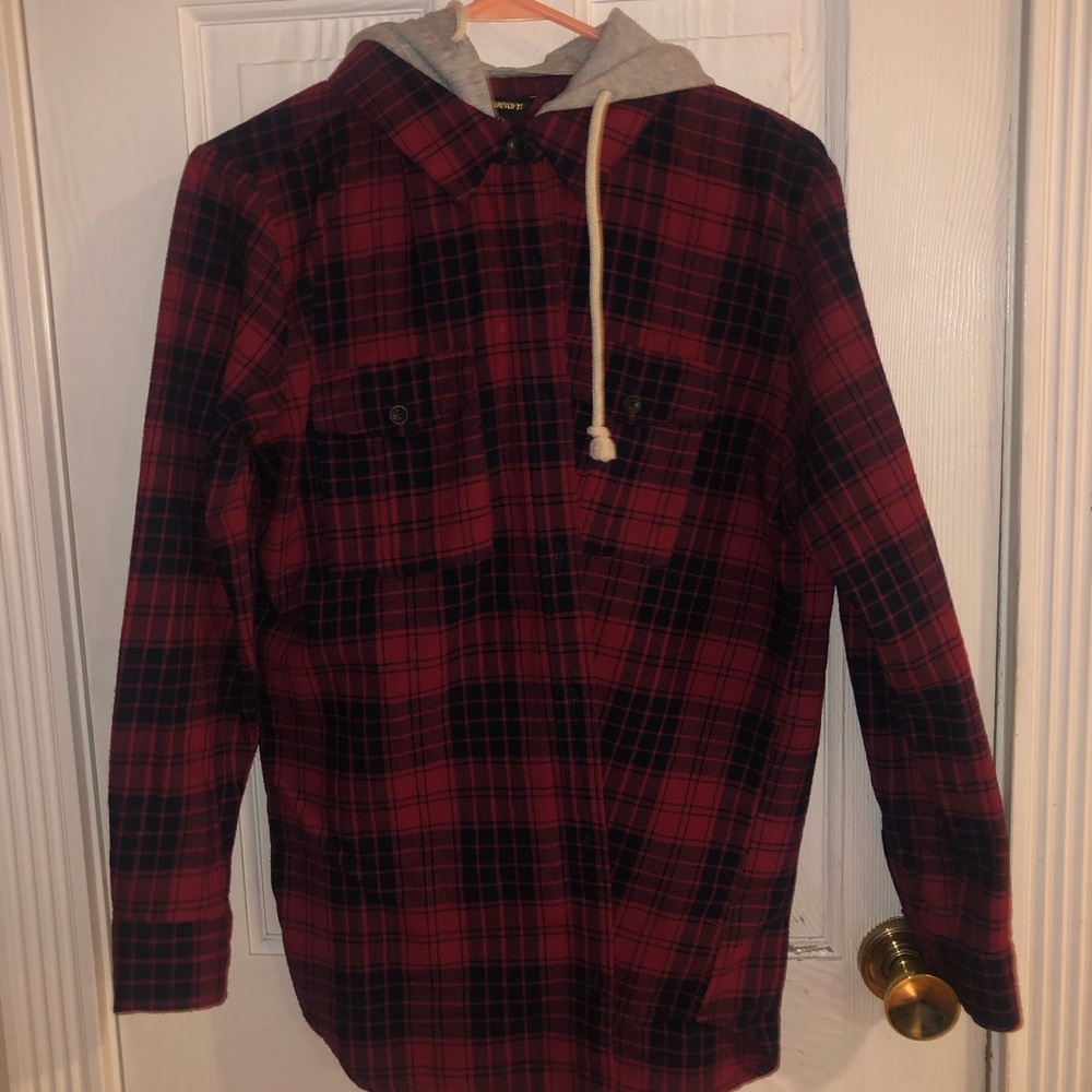 Oversized Flannel Sweater